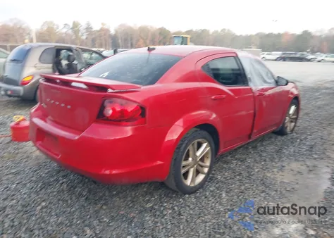 2012 Dodge Avenger Se from USA, damaged, VIN 1C3CDZAG5CN254770